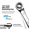 Capri Tools 4-in-1 120-Tooth Box End Reversible Ratcheting Wrench, 8, 10, 12, 13 mm, Metric CP11880